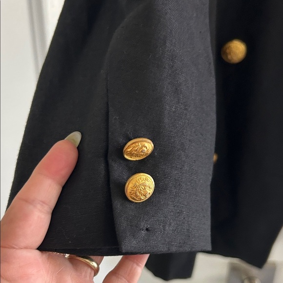 Ann Taylor Charcoal Blazer with Elegant Accents - Picture 7 of 9